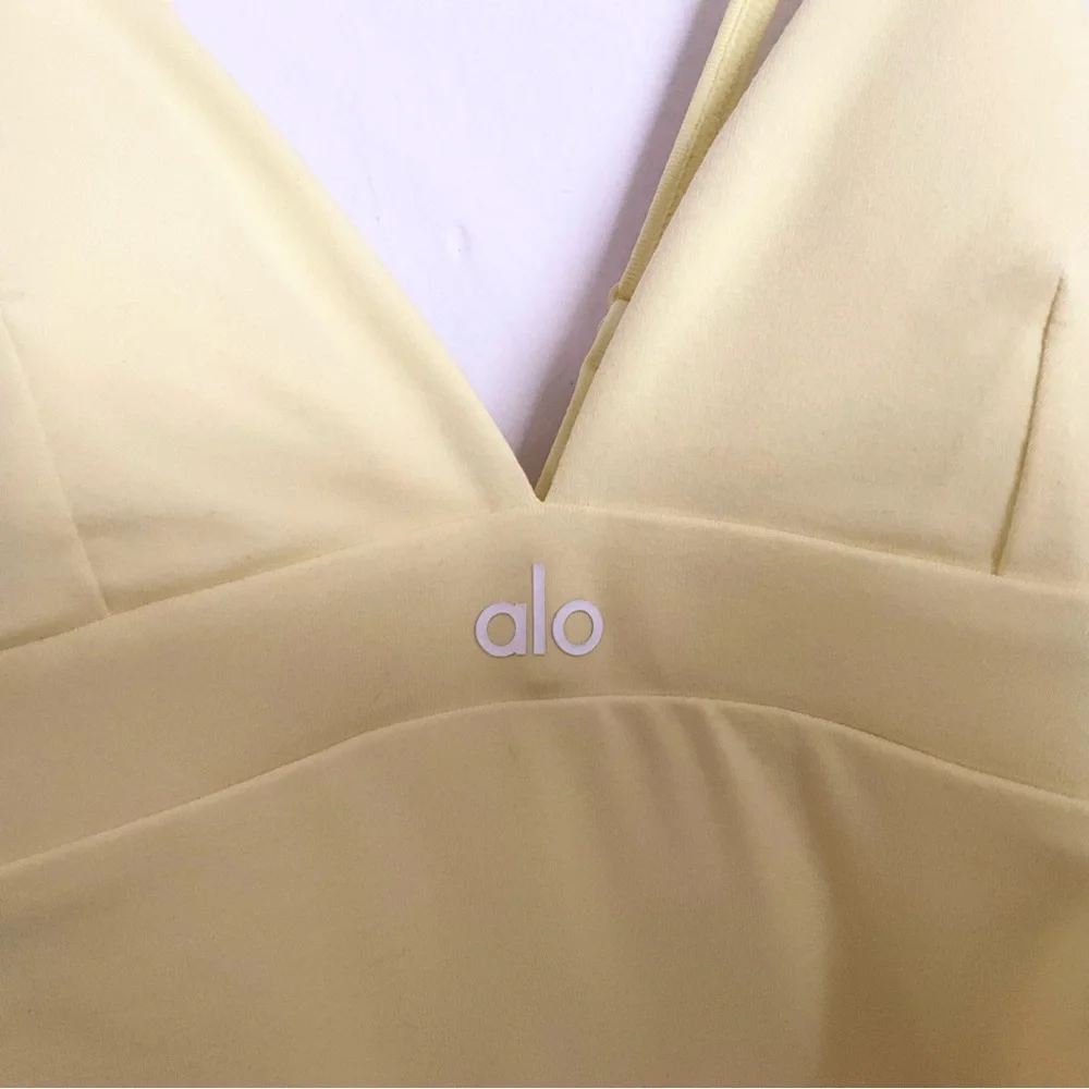 Alo Yoga Airbrush Splendor Dress Sunshine XXS